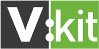 V:KIT logo on header panel